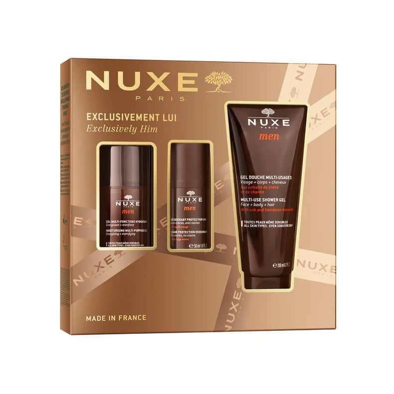 Nuxe Men Cofre Ultra-Men Desodorante + Hidratante + Gel Ducha